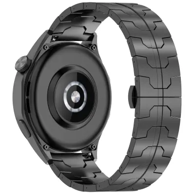 Remen za sat od titana za pametni sat od 22 mm Crna