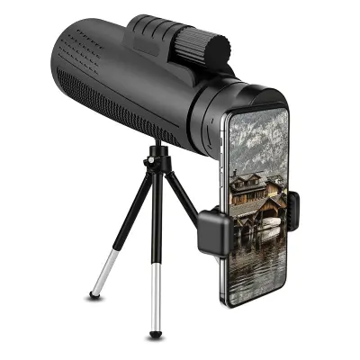 50MM Kompaktni monokularni teleskop s remenom za ruku Crna