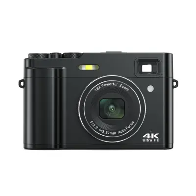 4K Digitalni fotoaparat DC213Y s TF karticom od 32 GB Crna