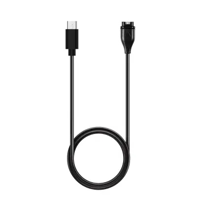 USB-C kabel za punjenje za Garmin Fenix 8/7/6/5 Crna