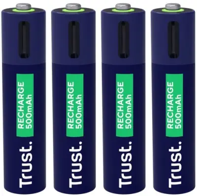 TRUST BATERIJE PUNJIVE USB-C 4x AAA I KABEL