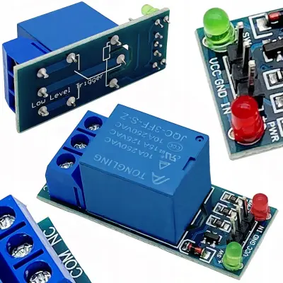 1-Kanalni Relej Modul 5V – Kompatibilan s Arduino | SPDT, Optička Izolacija, 10A, 34x25x19mm