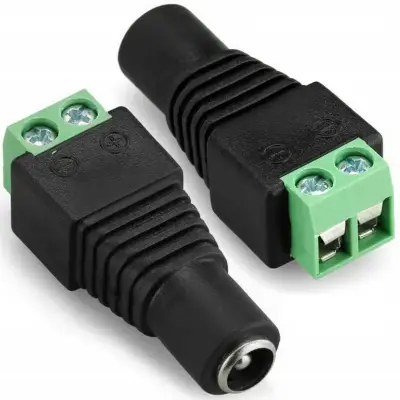 Ženski CCTV Priključak 5.5mm/2.1mm – Max. 2A, 30V DC | Vijčani Spoj