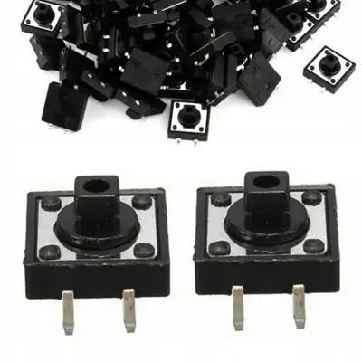 Tact Switch 12x12 Mm H=7 Mm – Visoka Preciznost i Pouzdanost | 2 Komada