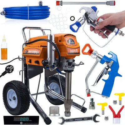 Bezzračni Raspršivač Tornado Pro RTR5 UltraSpray – 4000 W, 22 MPA, 6,5 L/Min | Pištolj Za Crni Sprej BS500