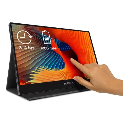 16" prijenosni dodirni LCD monitor s baterijom - MISURA M16TB