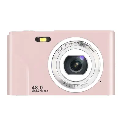 Digitalni fotoaparat 1080P/48MP/16x zum Ružičasti 5-dijelni komplet Ružičasta