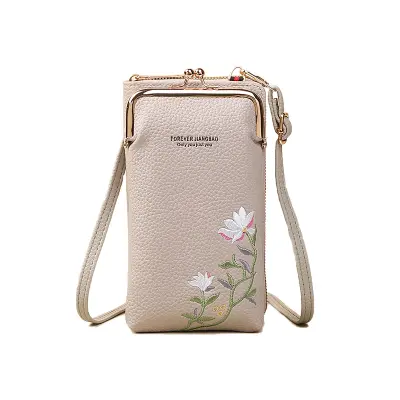 Stilska Crossbody Torbica za Telefon Siva