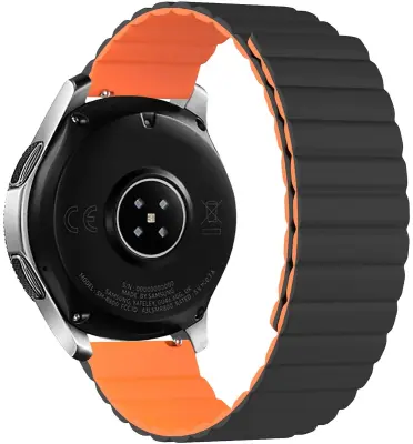 MM REMENI ZA PAMETNI SAT - Univer.,DSJ-32-00T, 22mm, #7 black orange