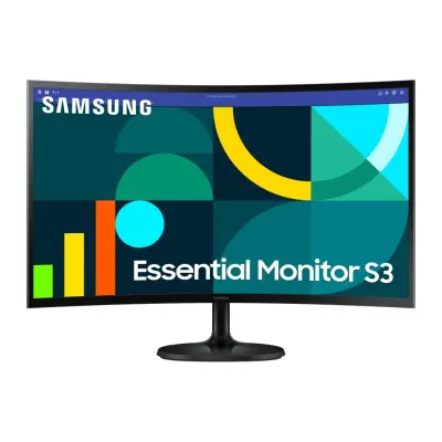 Monitor SAMSUNG S3 S36GD LS27D360GAUXEN, FHD, 68,6cm (27''), 1920x1080, 100 Hz, VA, zakrivljen monitor, crna