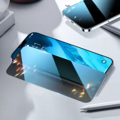 2-paket zaštitnog stakla od kaljenog stakla za Xiaomi - Zaštita privatnosti od špijunaže Crna