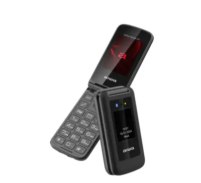 Aiwa preklopni mobitel za starije osobe FP-30 2G, crni