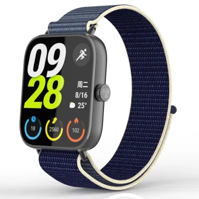 Pleteni najlonski remen za Redmi Watch 5/4 Plava + Bijela