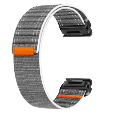 Najlonski remen za sat za Garmin Fenix 8/567X/pro/Epix 935/965 Siva