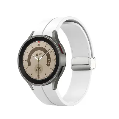 Silikonski remen za sat Samsung Watch 5 Pro Bijela