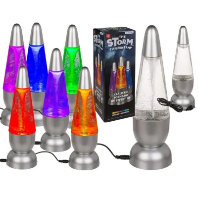 Dekorativna LED RGB vodena lampa Storm Twister 29cm