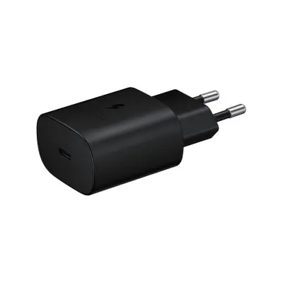Samsung, univerzalni USB-C punjač za pametne telefone, 25 W brzo punjenje, 3 A, crna