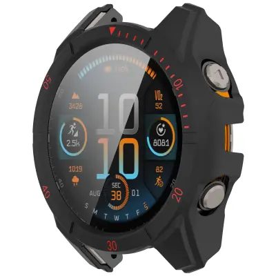 Garmin Fenix 8 Watch Protective Case Crna+Crvena