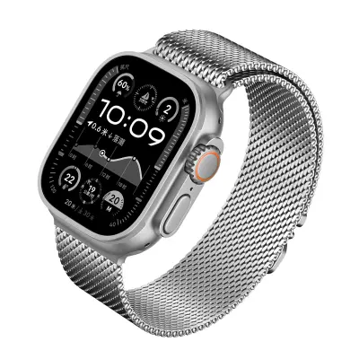 Graphite Milanese Loop narukvica za Apple Watch Srebrna