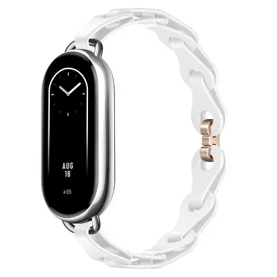 Silikonski remen za sat za Xiaomi Band 8/9 Bijela