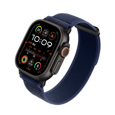 Najlonske narukvice za sat kompatibilne s Apple Watchom - Prozračne sportske narukvice za iWatch serije 8/7/6/5/4/3/2/1/SE/Ultra Plava