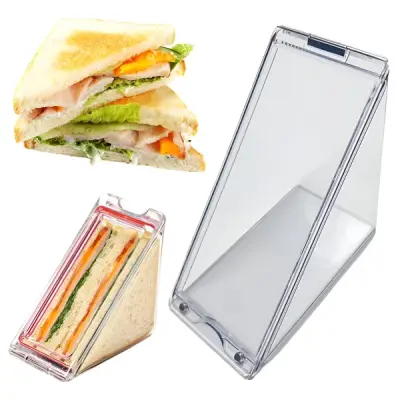 Posuda za sendviče, trikotna kutija za ručak bez BPA, spremnik za hranu za školu i posao | SANDWICHU