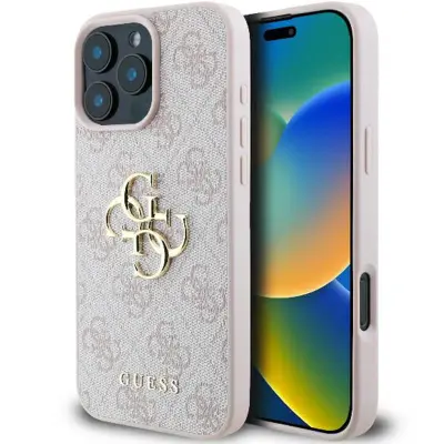 Maska za iPhone 16 Pro s monogramom i metalnim 4G logotipom