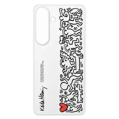 Prozirna maska za Samsung Galaxy S25 sa okvirom bijela EF-MS931CWEGWW