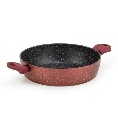 Tava s dvije ručke Rosmarino Lava Stone Grape - 28 cm