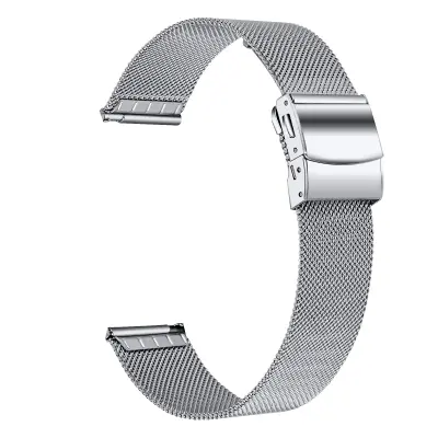 Remen od nehrđajućeg čelika za sat Huawei Watch 2/Garmin Vivoactive 3, 20 mm Srebrna