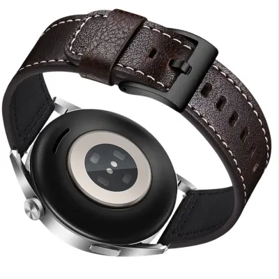 Remen od prave kože za Samsung Galaxy Watch 4 Kava+Crna