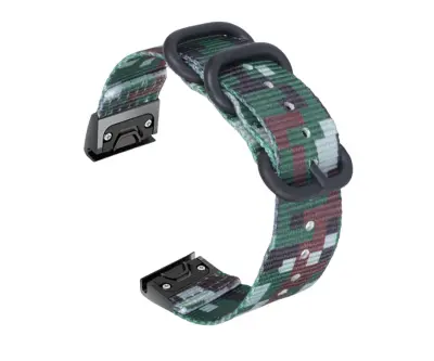 Garmin Quick Release Fenix 5X 6X Tactical Nylon Watch Strap Miješana boja