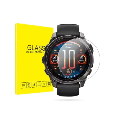 Garmin Fenix Zaštitnik Zaslona od Kaljenog Stakla Visoke Aluminijske Tvrdoće (Pakiranje od 2 komada) Proziran