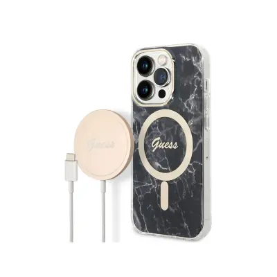 Set futrole s uzorkom džungle za iPhone 14 Pro i 15W Qi MagSafe bežični punjač