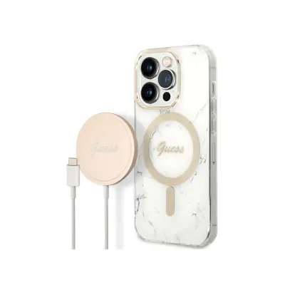 Set futrole s uzorkom džungle za iPhone 14 Pro i 15W Qi MagSafe bežični punjač