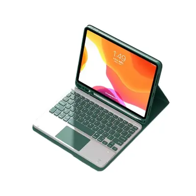 Zaštitna futrola s odvojivom Bluetooth tipkovnicom za iPad Zelena