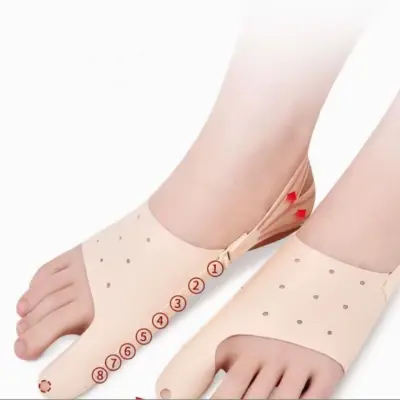 Korektor čukljeva za Hallux Valgus, podesivi ravnač nožnog palca Boja kože