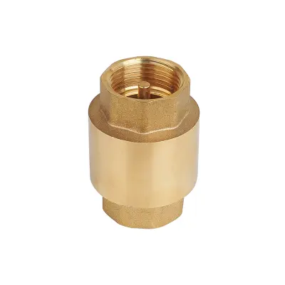 Mesingani nepovratni ventil okomiti Žuta