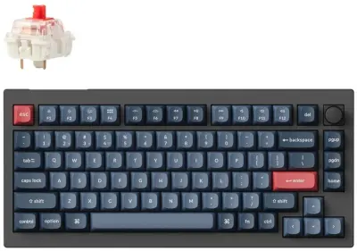 Tipkovnica Keychron V1M-D1 Black RGB