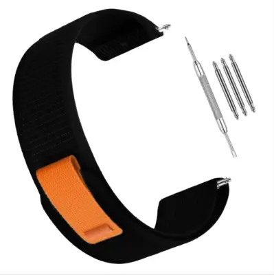 Garmin kompatibilni najlonski remen za sat 22 mm Crna