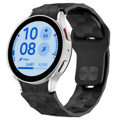 Silikonski remen za Galaxy Watch6/5/4 Crna