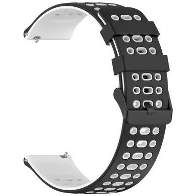 Silikonski remen za sat 22 mm - Za Huawei Watch GT5, Keep Watch Pilot1 Crna i siva
