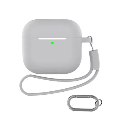 Futrola za AirPods s kopčom i dodacima Siva
