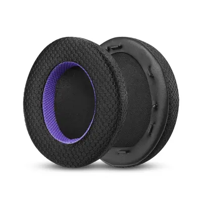 Zamjenski jastučići za uši za Sony WH-1000XM3 slušalice - crna/ljubičasta mreža Crna/Ljubičasta