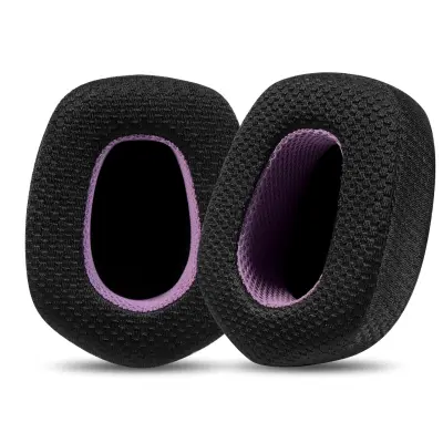 Zamjenski jastučići za uši za Logitech G733 slušalice - Crna/Ljubičasta Mreža Crna/Ljubičasta