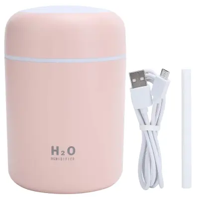 Ovlaživač zraka 300 ml, LED ambijentalna svjetla, tihi rad i USB napajanje | FRESHMIST