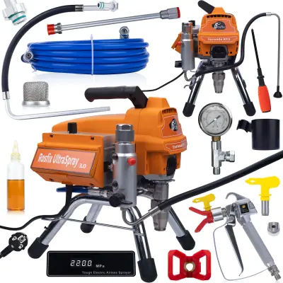 Bezzračni Raspršivač Tornado RT3 UltraSpray – 2200W, 22MPa, 2,5L/Min | LCD, Elektronska Regulacija