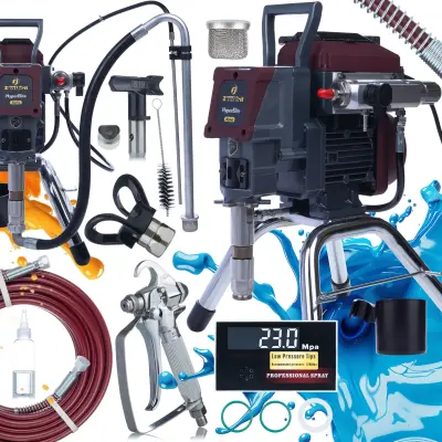Bezzračni Raspršivač Alpha 1500W – 20MPa, 2L/Min, LCD | Motor Bez Četkica, ZenControl