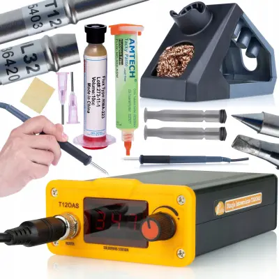 Set Lemilica T12 Rosfix Orange Akbash – Brza Zamjena, Precizna Temp. | 200-450°C, 75W