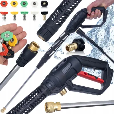 Set Za Visokotlačni Čistač PCG1 – Pištolj, Lance, 5 Mlaznica | 4000 PSI, M22x1.5, Kärcher Kompatibilan